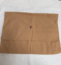 Authentic Large Louis Vuitton LV Logo Vintage Fold Over Dust Bag 18 x 13
