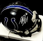 Riley Leonard Signed Mini Helmet Indianapolis Colts Rookie QB JSA Certified