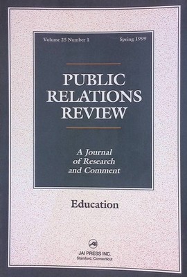 Public Relations Review : A Journal of Research and Comment. Table of Contents. 