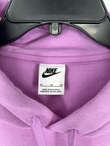 Nike Sportswear Club Fleece Hoodie Sweatshirt Pullover Lila BV2654-532 XL - Bild 3 von 7