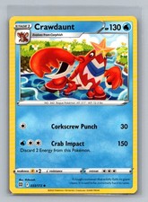 Crawdaunt 033/172 Stelle Brillanti Non Holo Carta Pokemon TCG Diamante Non Comune NM