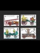 1974 GB QEII Centenary of Fire Protection Act Fire Engines MNH SG#950 - SG#953  