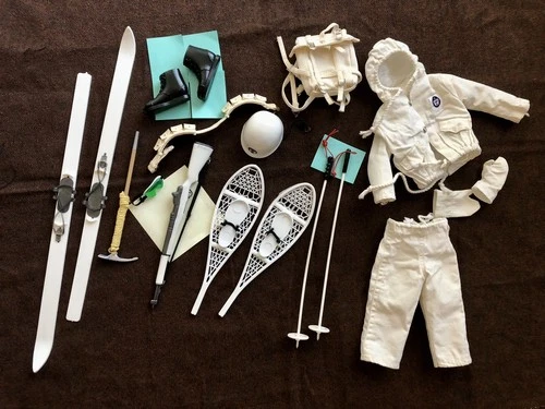 Vintage G.I. Joe Outfit Uniform Snow Trooper Ski Patrol 1/6