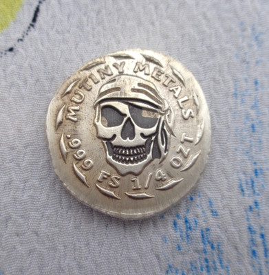 1/4 oz. FIRST MATE TRADE UNIT ingot .999 fine silver