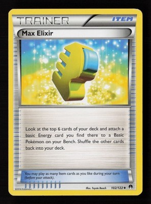 Max Elixir 102/122 BREAKpoint Pokemon Card -