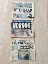 Asbury Park Press 9/11 9/12 9/13 Newspapers New Jersey September 11 Vintage