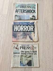 Asbury Park Press 9/11 9/12 9/13 Newspapers New Jersey September 11 Vintage