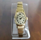 Vintage Timex Cavatina Watch Women Gold Tone Stretch Band Works New Battery
