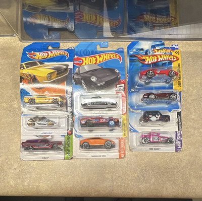 Hot Wheels 5-Car Diecast Lot 1:64 Unopened Heat Fleet '11 Instant Boost 8 Crate