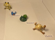 Pokémon 1999 Nintendo Tomy PVC Lote 36 Figuras Gengar Metamon Pikachu Otachi RARO
