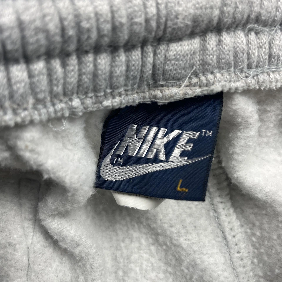 Nike Pants Mens Large Track 80s Joggers Athletic Gray Blue Swoosh Vintage - Image 4 of 4