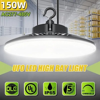 UFO LED High Bay Light 150W/120W/90W Industrial Warehouse Factory Lamp Fixture