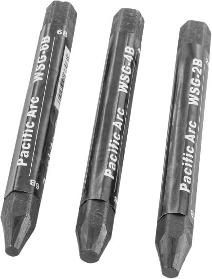 Pacific Arc Jumbo Water Soluble Graphite Sticks Set of 3, Soft 2B, 4B, 6B