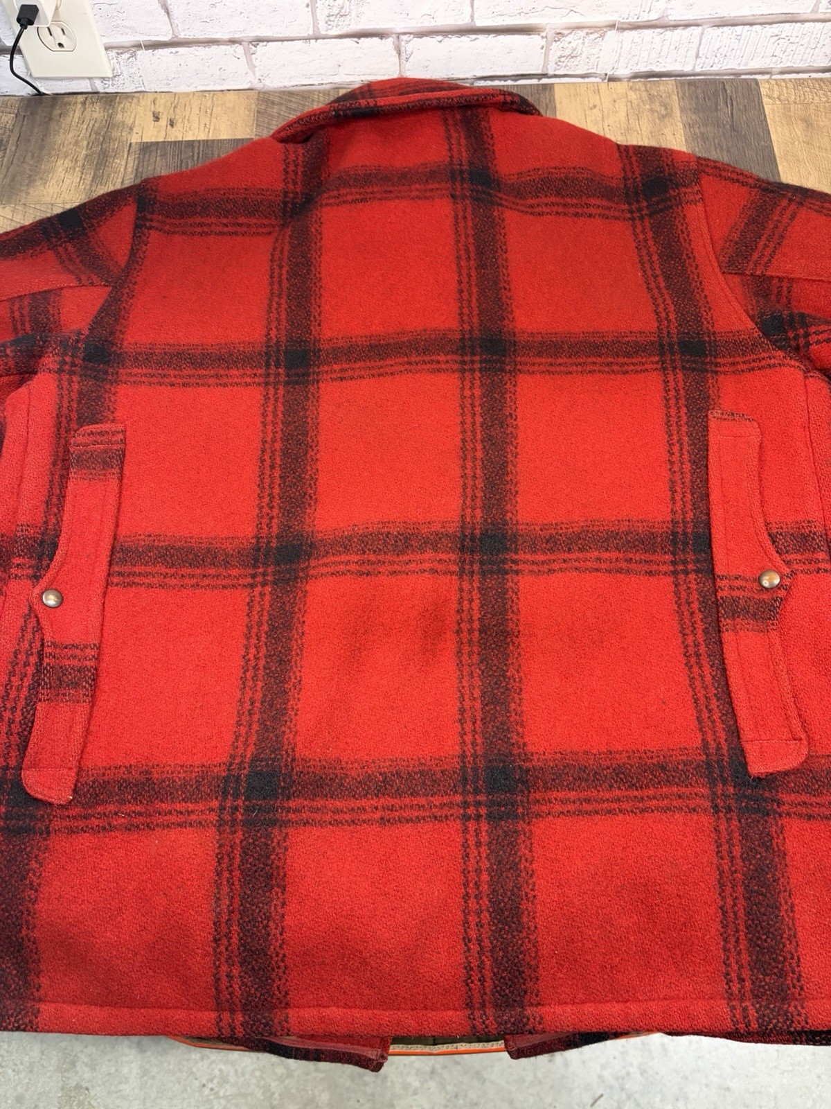 Duxbak Jacket Mens Red Utica Sportswear Wool Hunt 40s 50s Chore Barn ...