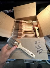 60 - Wooster 2 inch 50mm paint brushes Wood Box Lot Of 60 PIECES PRO Glidden #15