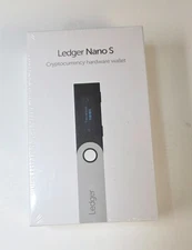 LEDGER NANO S Crypto Hardware WALLET – BTC, ETH, & More | New & Sealed