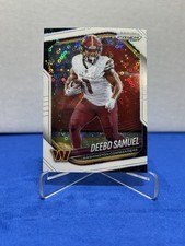 2025 Panini Prizm Football Deebo Samuel Prizm White Disco #133 Commanders