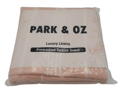Park & Oz Luxury Linens Prewashed Turkish Towel Lightweight Peach NO SIZE