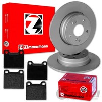 Zimmermann Bremsscheiben+ BelÄGe Hinten FüR Mercedes W126 W123 /8 W114 W115 R107