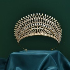 Wedding Bridal CZ Crystal Tiara