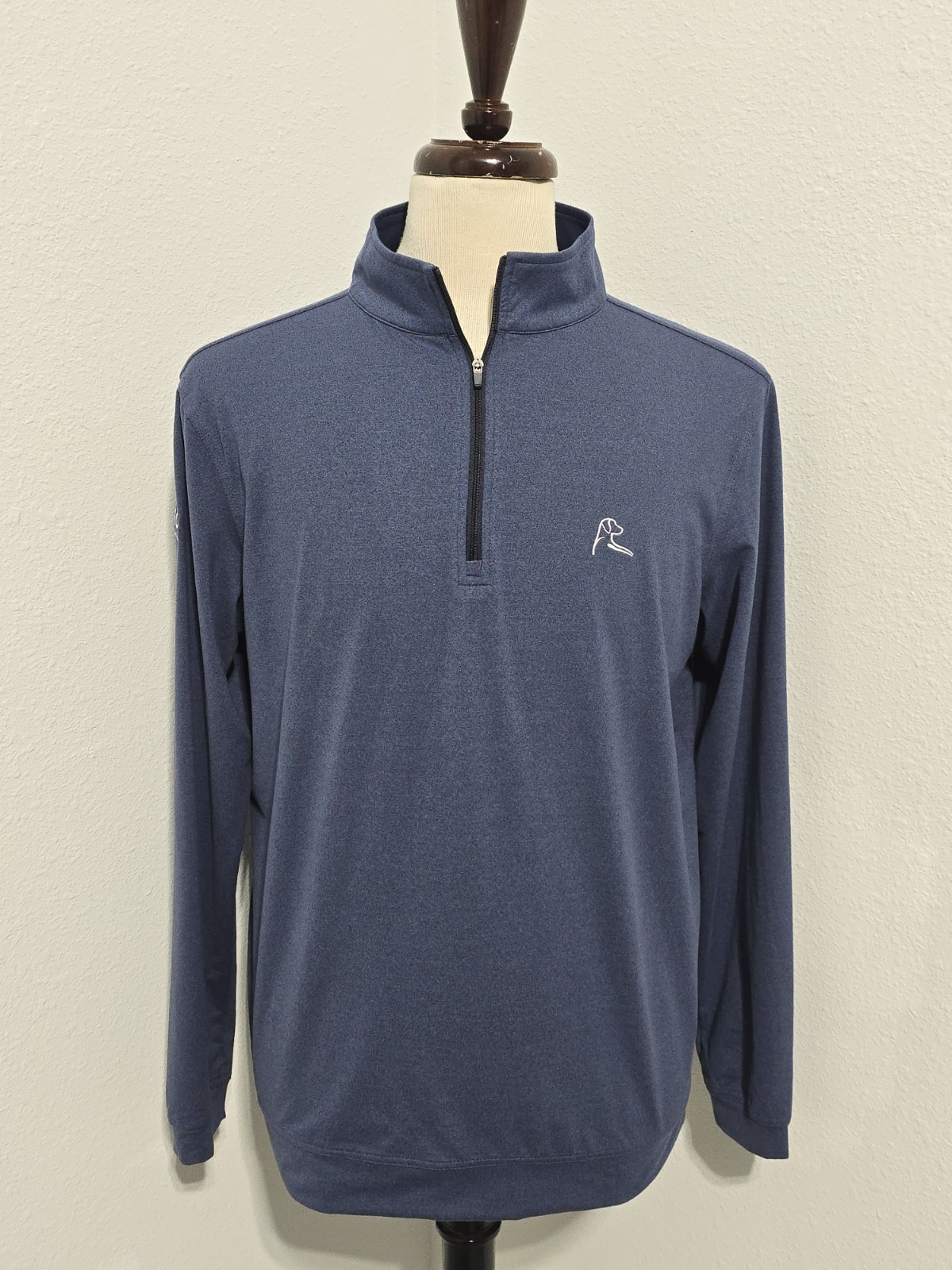 Rhoback Quarter Zip Pullover Men Size Medium - image 13