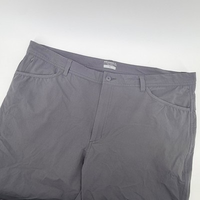 Merrell Hiking Pants Mens 42 Gray Nylon Spandex Stretch Technical Outdoor Trail