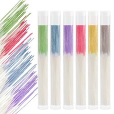 360 Pieces Ear Hole Floss Blue Purple Pink Green Brown Yellow-6 Tubes
