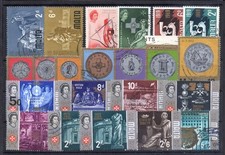 V188 Malta / Malte 1965-72 small lot with used stamps
