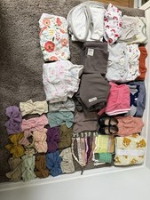 Baby Bundle 0-3m  3-6m Mostly Girl, Unisex boy. Clothes, Swaddles, Carrier