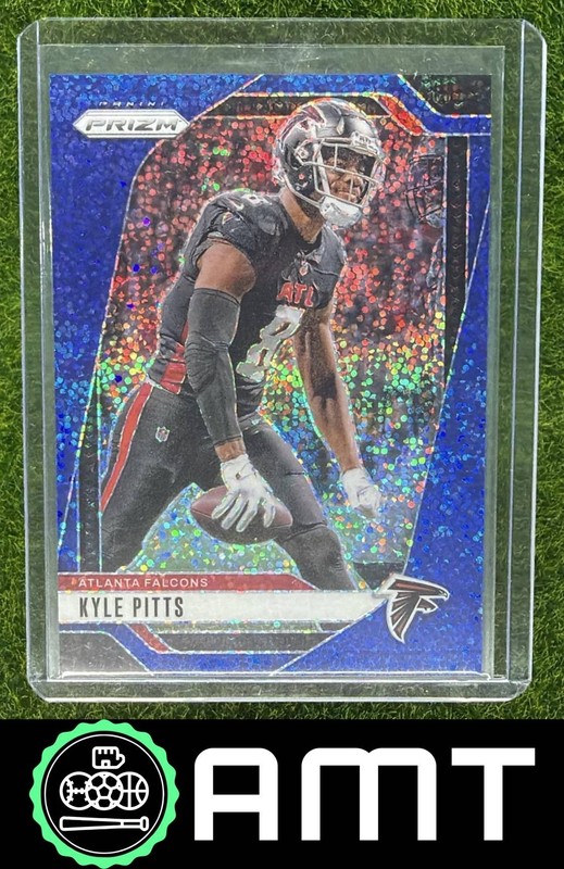 Kyle Pitts 2024 Panini Prizm Blue Sparkle 70/96 Atlanta Falcons #13