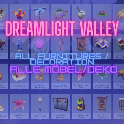 #ad ⭐ Dreamlight Valley ALL FURNITURE ALLE DEKORATIONEN ⭐ ALL PLATFORMS ⭐ EUR 19.99