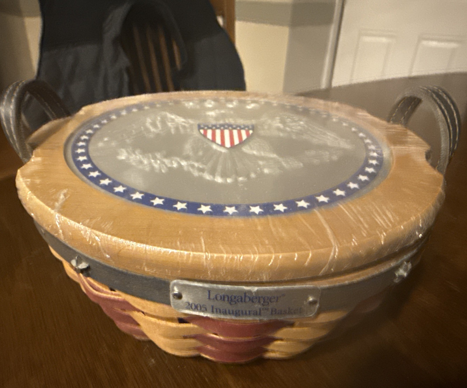 Limited Edition Longaberger U.s. Presidential Inaugural Basket 2005