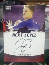 2020 Sage Premier Joe Burrow Next Level Red Rookie On Card Autograph ✍️. rookie card picture