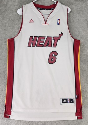 Miami Heat Basketball Jersey Mens Large NBA Basketball LeBron