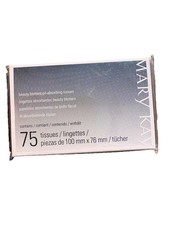 Mary Kay Beauty Blotters Oil Absorbing Tissues 75 Sheets One Pack New Sealed