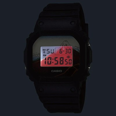 Casio G-SHOCK DW-5600KHFM25-1JR Katsushika Hokusai Japan White