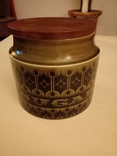 Hornsea Pottery - Green - Heirloom Collection - Sugar Storage Jar