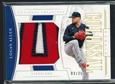 2020 Panini National Treasures Logan Allen #RCM-LA Rookie Colossal Patch RC  /25