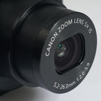 Canon PowerShot S100/S100v Digital Camera Black 12.1 MP 5x Optical
