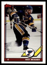 1991-92 Topps Rick Meagher St. Louis Blues #58