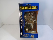 Schlage Brass B360Nv 4 609 Deadbolt Keyed Professional Grade