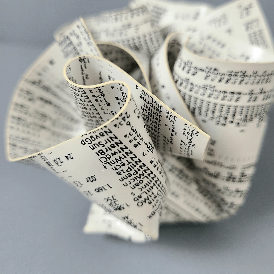 Pisapapeles MoMa M&Co Bolsa de Valores Arrugada De Colección Abstracto Hecho en EE. UU.-Leer Foto 3 de 4