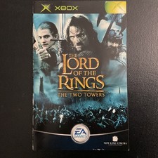 Lord of the Rings The Two Towers Original XBOX Instruction Manual Only