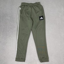 Adidas Sweatpants Mens Small Tiro Fleece Joggers Slim Tapered Green