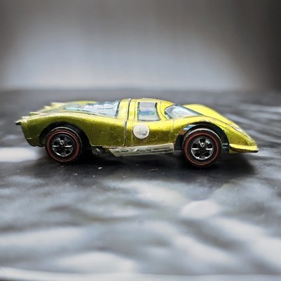 Hot Wheels Redline Porsche 917 1969 Lime Yellow Green Mattel USA