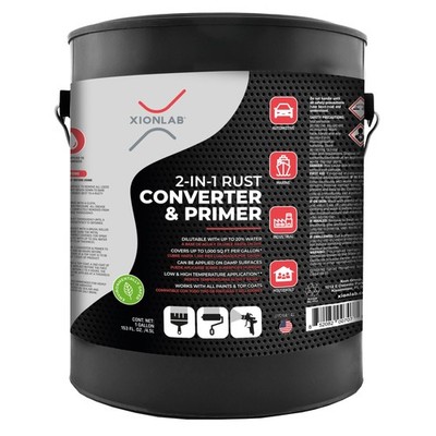Rust Converter & Metal Primer - 1 Quart - Industrial Grade - UV Resistant