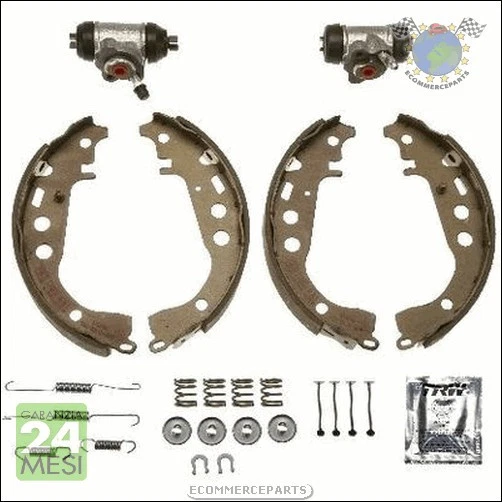 TRW GS8742 KIT GANASCE FRENO FORD FIESTA IV (JA_,JB_)/MAZDA 2 (DY