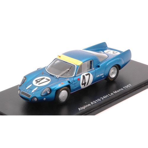 Miniature Spark Alpine A210 N°47 Le Mans 1967 - 1/43 - Équipage Andruet/Bouharde - Neuve
