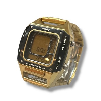Seiko Wired×Beams Collaboration Quartz Watch Gold W865-KKB0 Used Seiko Wired×Beams Collaboration Quartz Watch Gold W865-KKB0 Used