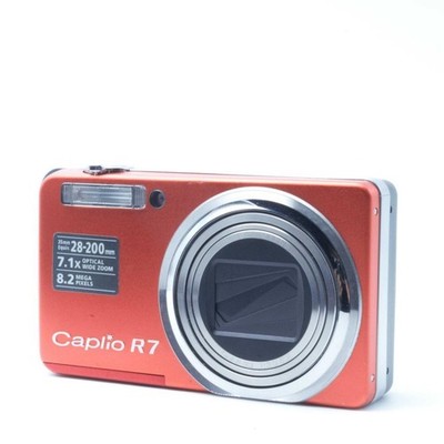 RICOH Caplio R7 Orange Compact Digital Camera Tested Working Seller Japan